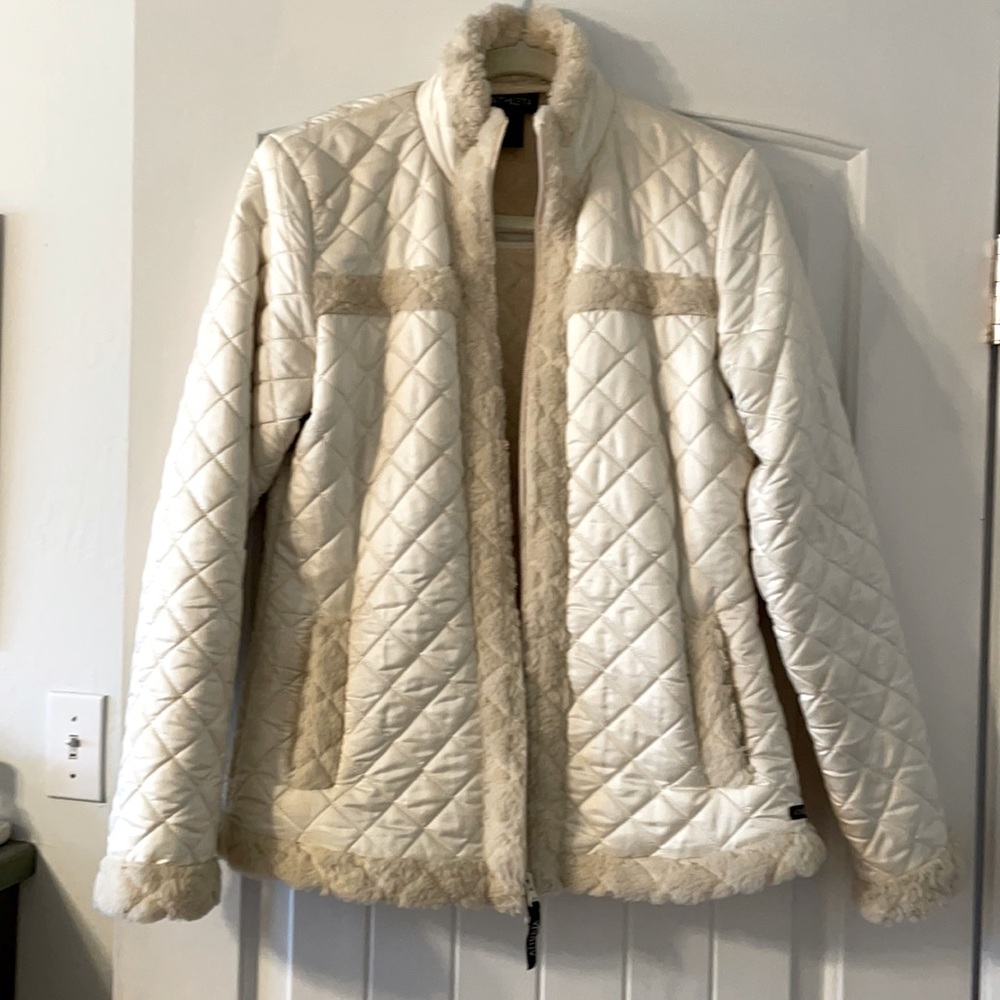 Cream colored Athleta jacket